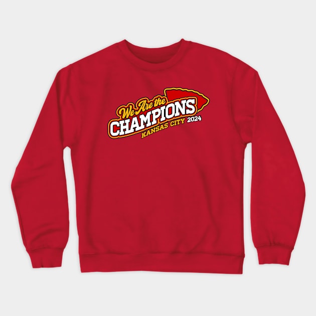 We Are The Champions KC Crewneck Sweatshirt by BRAVOMAXXX